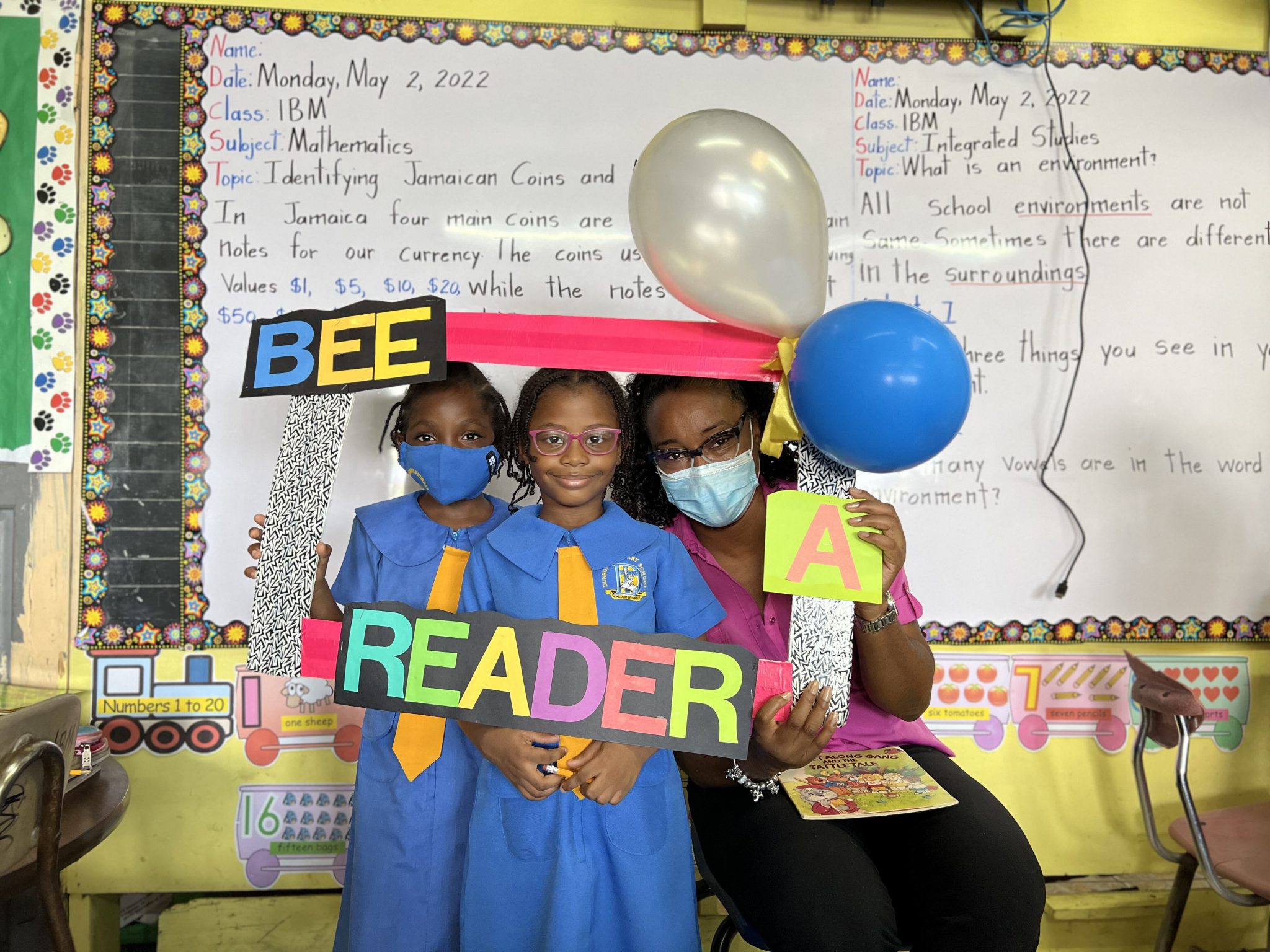 GenAc Rejoins Dunrobin Primary Students For Read Across Jamaica Day